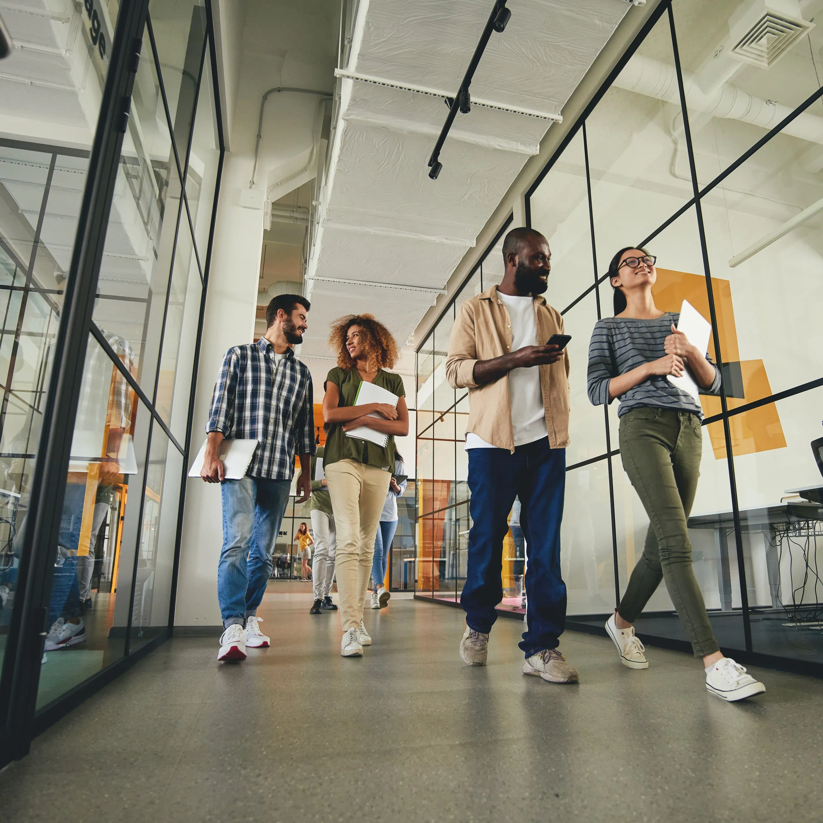 Young professionals in office