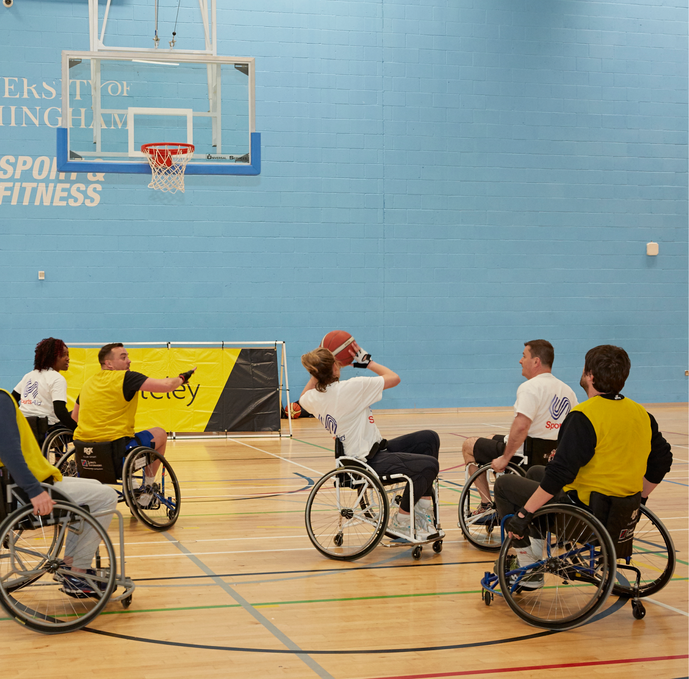 Wheelchair basketball event