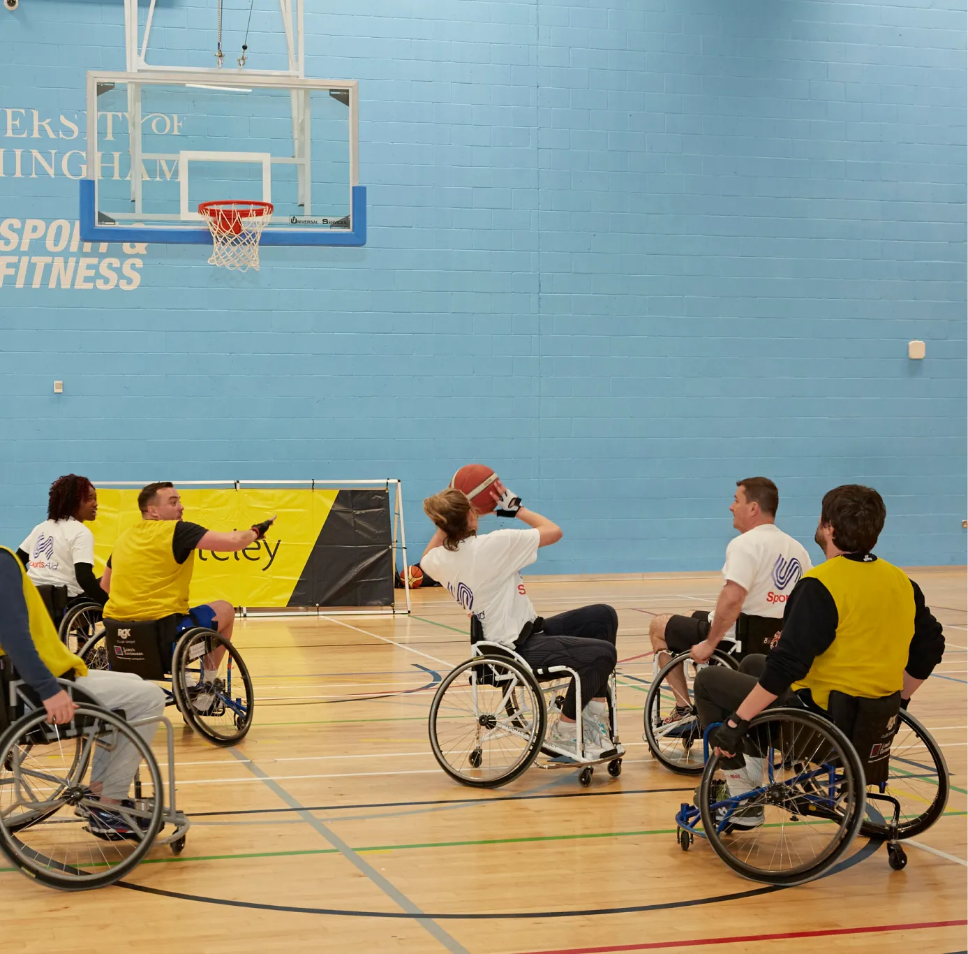 Wheelchair basketball event